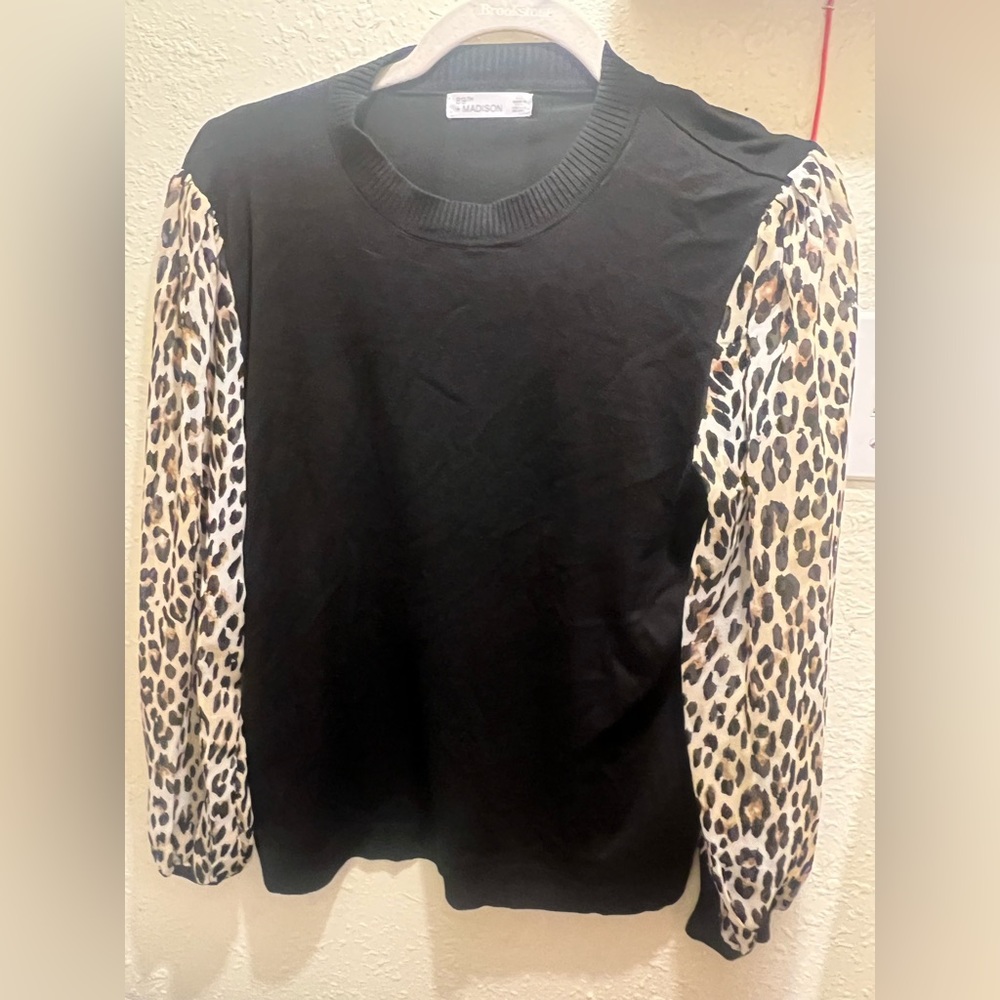 Leopard Print Sweater